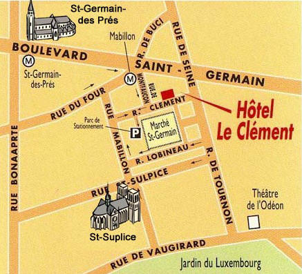 Hotel le Clement in Paris